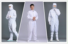 生产精密元器件的工作人员穿无尘服的缘由