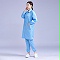 防静电大褂  网格蓝色 防护服  无尘服